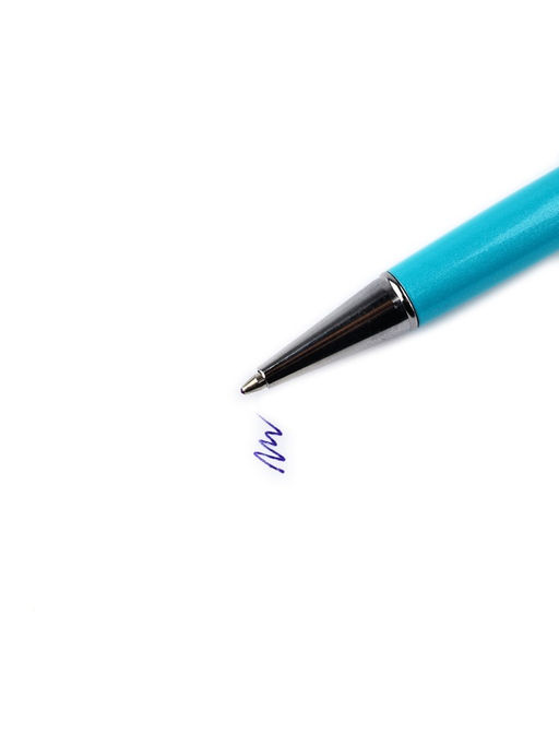 Ручка шариковая, синяя паста металлический корпус с шейкером 1.0 мм 8 МАРТА