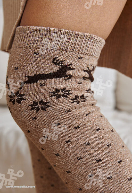 Гетры из монгольской шерсти (арт. 01262) - Тод оймс ххк фото 4