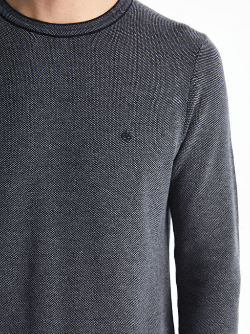 Bisiklet Yaka Erkek Triko Kazak