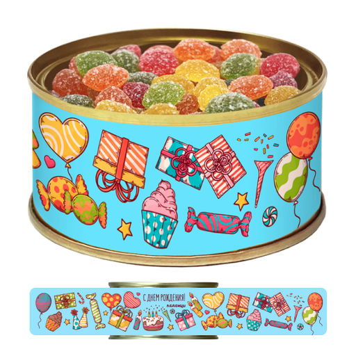 Карамель леденцовая МОНПАНСЬЕ С Днем рождения! №2 - Extrago фото 3