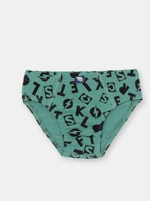 CRB wear/CWKB 10120-37 Трусы для мальчика, зеленый/Ex.Cherubino  фото 2