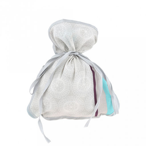 Эко-мешочек 25х30см "Нарния", на завязках, хлопок 100%, упаковка "классическая" ПП с подвесом 14,5х20см, "Домашняя мода" (Россия)