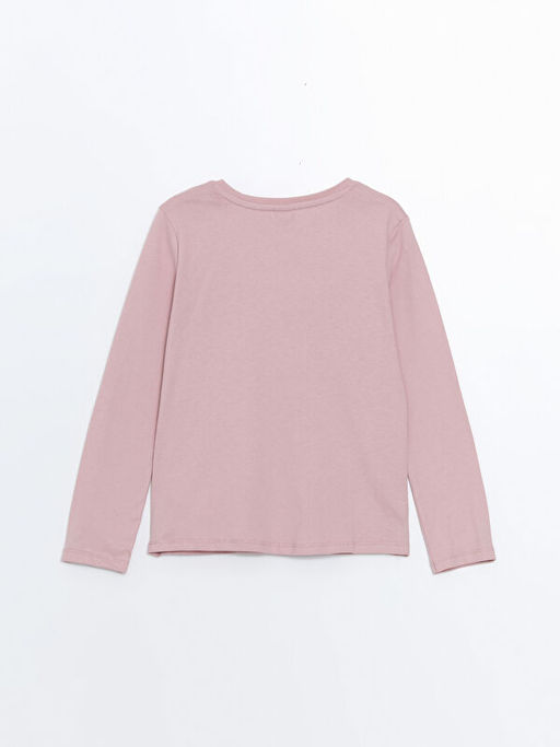 Bisiklet Yaka K?z ?ocuk Ti??rt - Waikiki фото 3