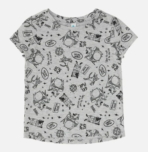 20220510048, Фуфайка (футболка) для девочек Kamilla серый Acoola фото 4