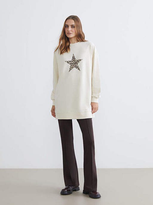 Y?ksek Bel ?spanyol Pa?a Kad?n Pantolon