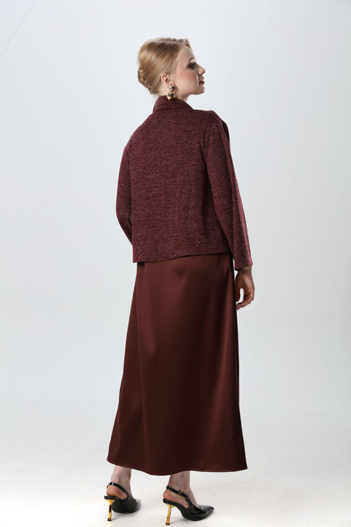 Костюм NIKVA н1015-4 махагон  фото 5