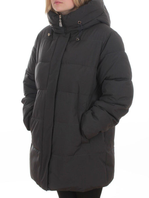 2405 DK. GRAY Куртка зимняя женская (200 гр. холлофайбер)