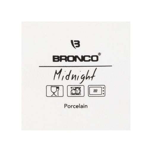 БЛЮДО ОВАЛЬНОЕ С РУЧКАМИ BRONCO MIDNIGHT 38,5*19*4 СМ  фото 4