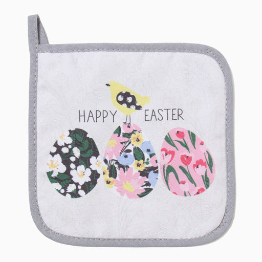 Набор кух. Доляна Яркой пасхи: варежка 20х28 см, прихватка 17х17 см, 35% хл, 65% пэ  фото 4