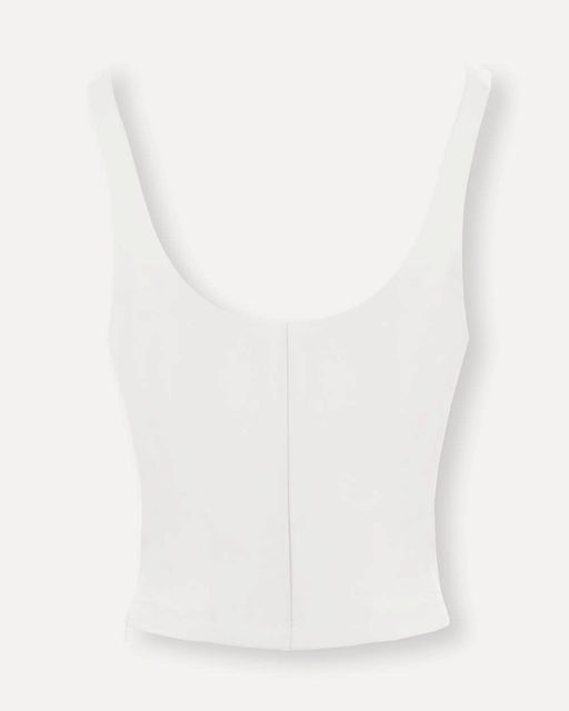 Приталенная блузка-топ корсетного кроя - Incity фото 6