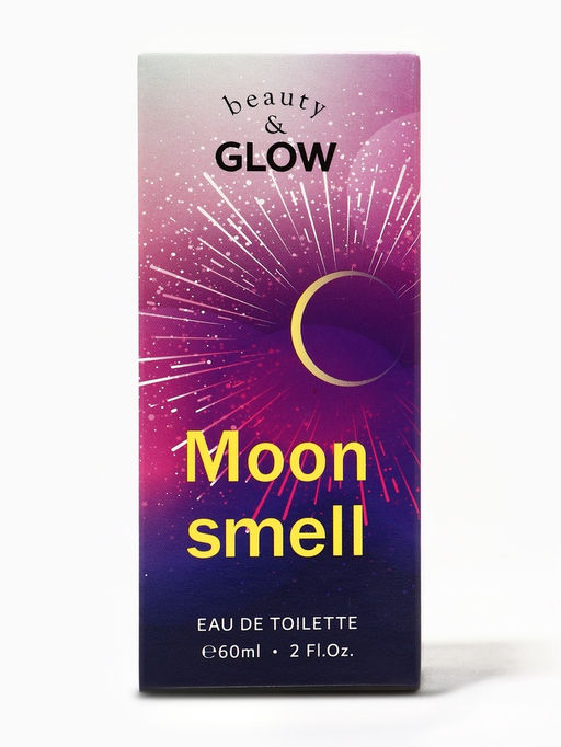 Туалетная вода женская Beauty&Glow Moon Smell, 60 мл, сладкий горошек, фрезия, жасмин, роза