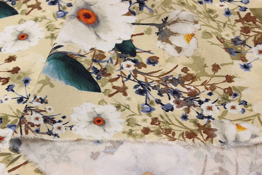 Штапель Премиум (Digital) Элис, ш.1.45м, вискоза-100%, 100гр/м.кв - Купава фото 6