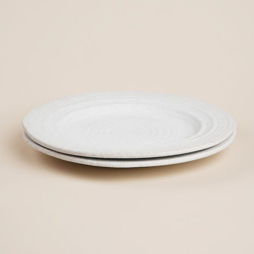 Тарелки SL Home Арена Бланка, d=26.5 см, набор 2 шт., керамика, белые