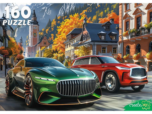 Puzzle 160 элементов "Авто в красивом городе" (Ф160-4539)