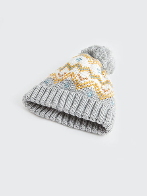 Basic Erkek Bebek Triko Bere ve Eldiven 2li Tak?m - Waikiki фото 2