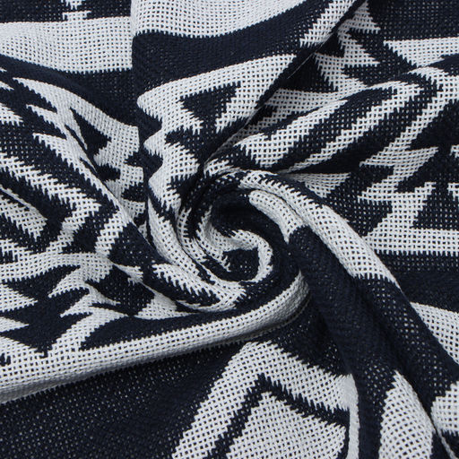 Плед с бахромой «Этель. Этника», 130×180 см, серый