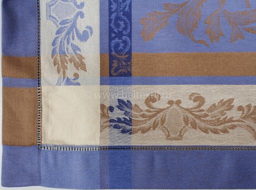 14с27 ЯК Скатерть 84*84 "Волга" цв.синий