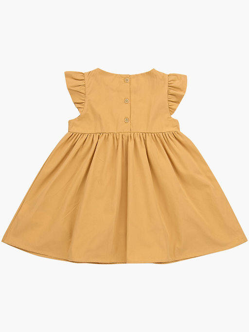 Платье для девочки праздничное нарядная форма детская одежда UD 6220 беж - Mini maxi фото 4