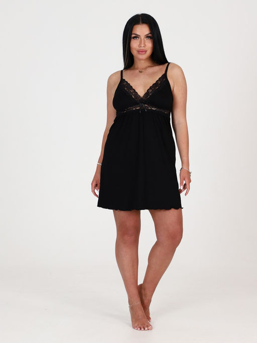 С-509 СОРОЧКА ЖЕНСКАЯ (Черный) - А-дина фото 2