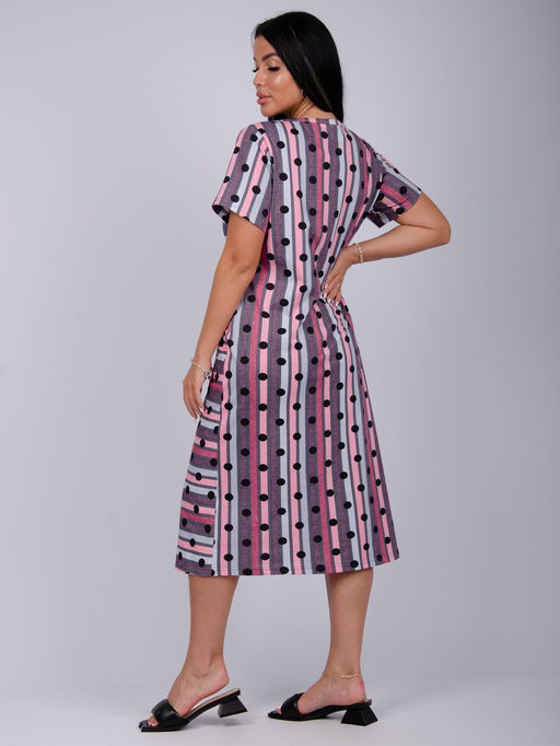 Платье "Линда" бордо, трикотаж