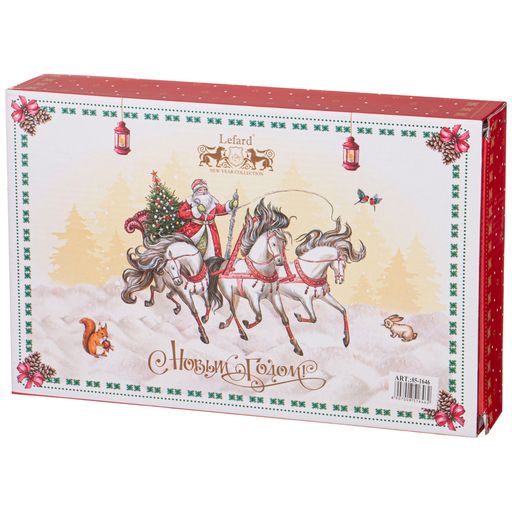 БЛЮДО LEFARD ТРОЙКА ПРЯМОУГ. 30Х19Х4 СМ КРАСНОЕ  фото 2