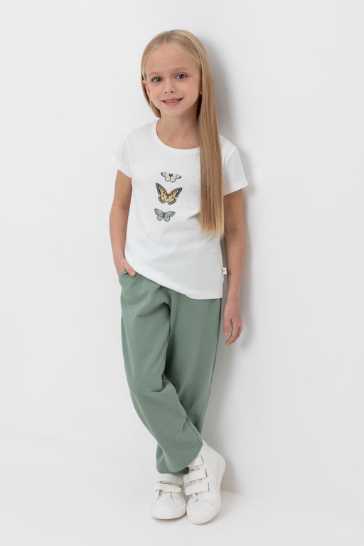 КР 400771/весенний зеленый к531 брюки для дев - Crockid фото 5