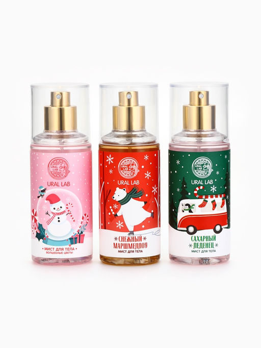 Мист для тела Мишка, 88 мл, аромат снежного маршмеллоу, URAL LAB  фото 8