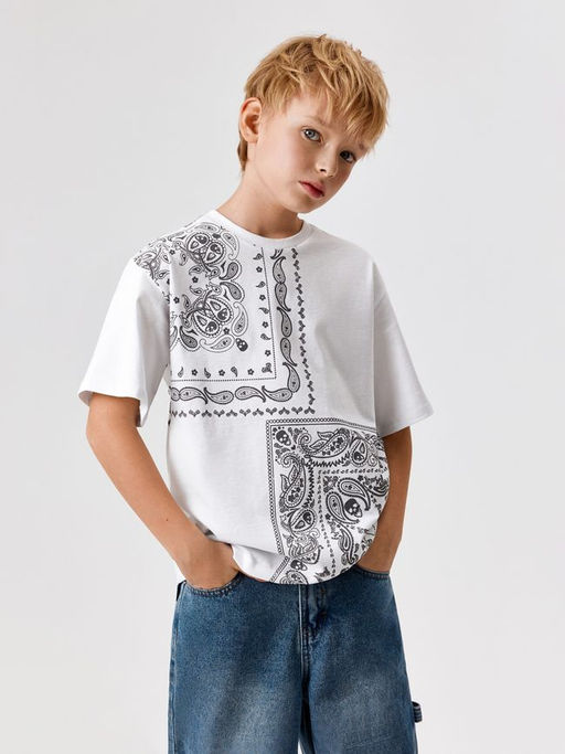 ACOOLA / Футболка детская для мальчиков Wiluna белый  фото 4