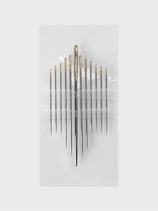 Цена за 3 шт. Иглы швейные штопальные TEIRA, для гобелена, набор 12 шт., d=0.7-1.4, 3.6-9 см