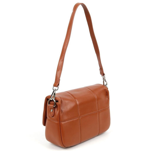 Женская кожаная сумка Sergio Valentini SV-119 Браун  фото 3
