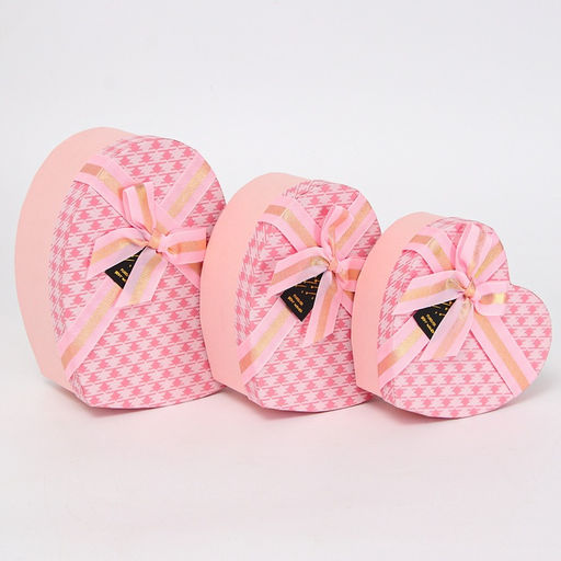 Набор подарочных коробок 3 в 1 Сердца 22?20?9/19?17?7.5/16?13.5?6 см