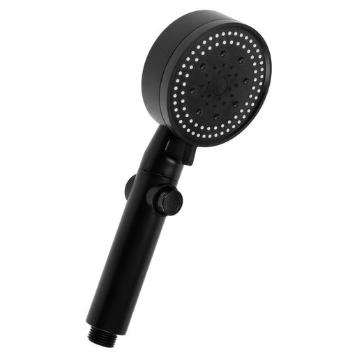 Лейка для душа ZEIN Z3539, d=90 мм, 3 режима, кнопка «стоп», съёмный верх, черная