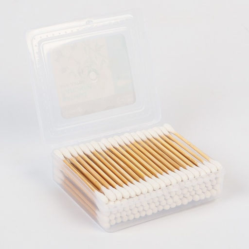 Ватные палочки, коробка бамбук