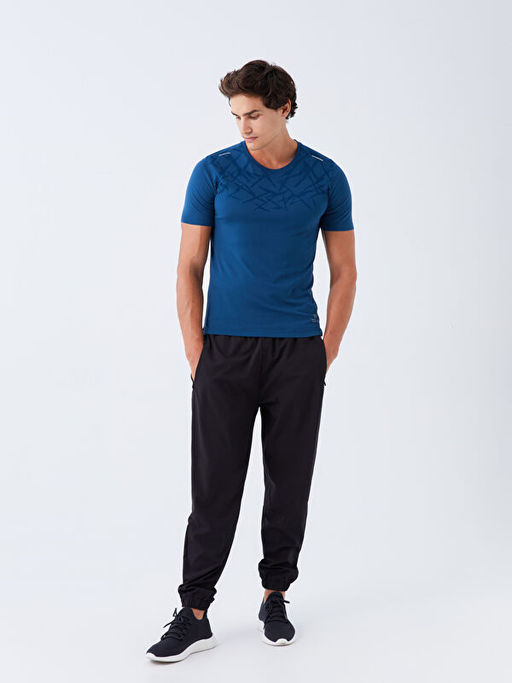 Bisiklet Yaka K?sa Kollu Erkek Spor Ti??rt