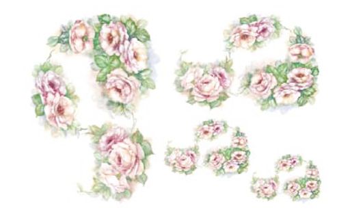 To-Do бумага рисовая Carta di Riso 50 x 70 см 10 шт. СК/Распродажа 91987 Розы