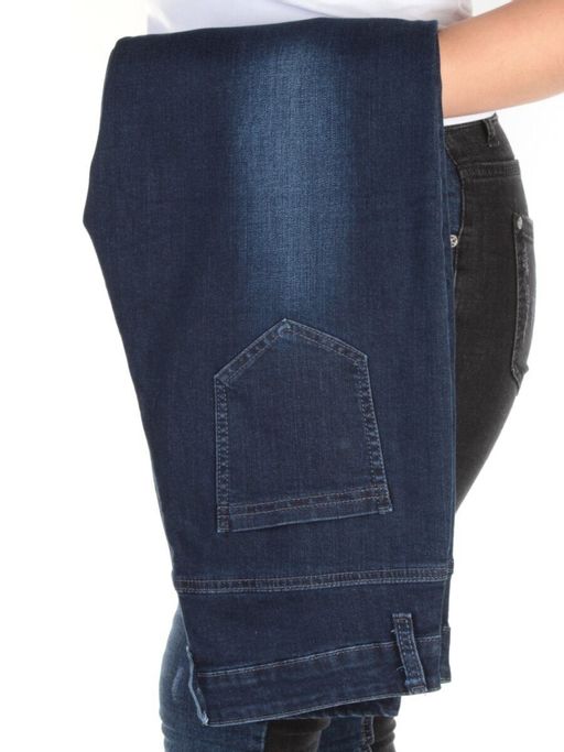 6629 DK. BLUE Джинсы зауженные женские ZAL