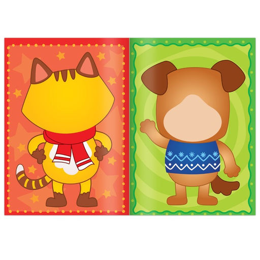 Книга с наклейками Новогодние чудики, 12 стр. - Буква-ленд фото 3