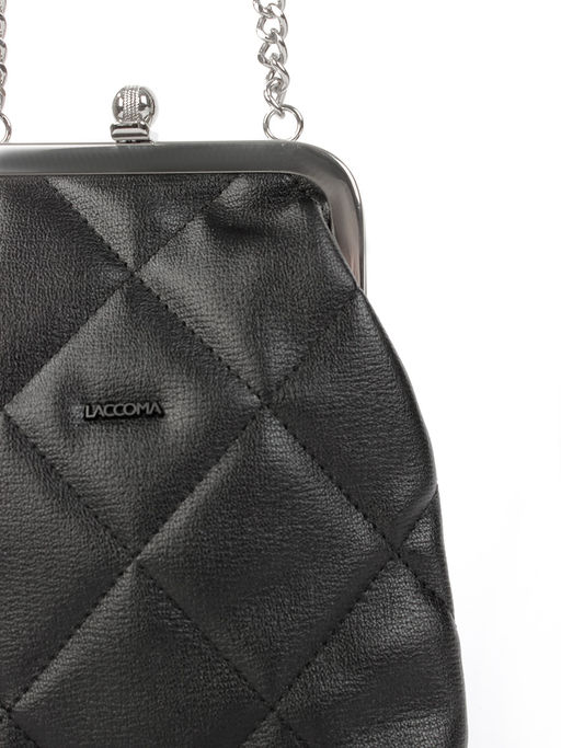 LACCOMA сумка Китти-F071-черный эко кожа хлопок
