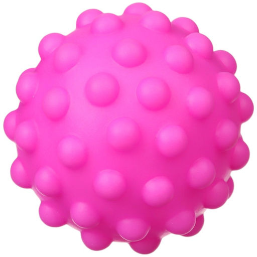 Развивающие тактильные мячики Крошка Я «В мешочке», с пищалкой, в наборе 6 шт., от 3 лет