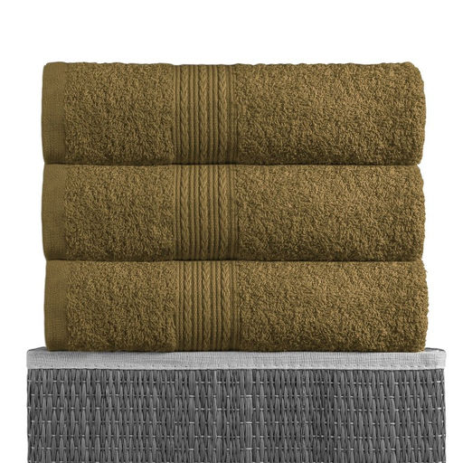 Темно-оливковая 150х210 Простыня Махровая BAYRAMALY  фото 2