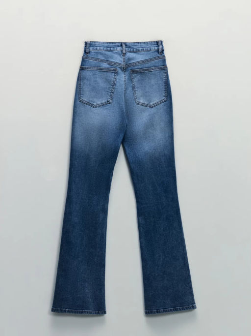 Джинсы bootcut с высокой посадкой / Zarina фото 8