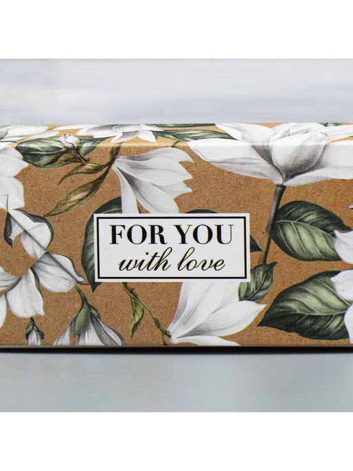 Цена за 5 шт. Коробка кондитерская, упаковка, For you with love, 27×27×5 см