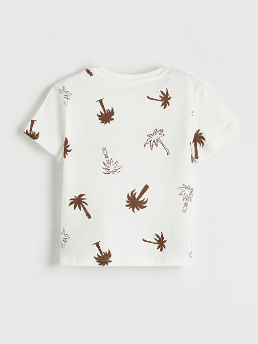 Bask?l? Erkek ?ocuk ?ortlu Pijama Tak?m?