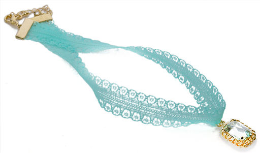 Чокер PW0632 бирюза - Mini maxi фото 3