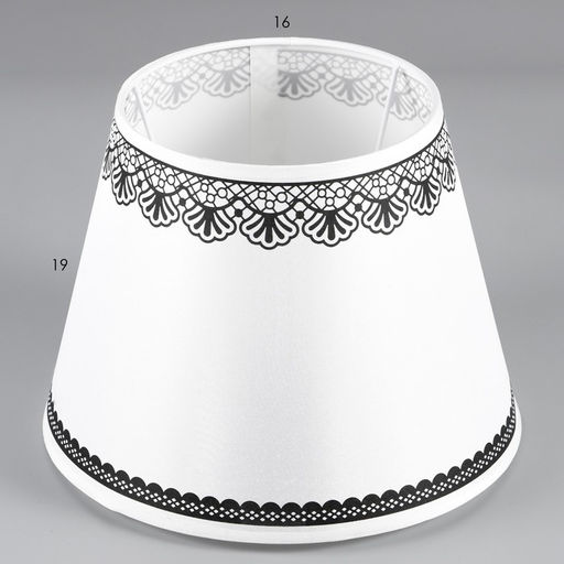 Абажур E27 белый 25х25х19 см