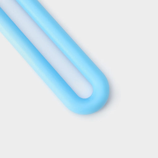 Кисть Доляна Дуэт, силикон, 27.5?5?1.5 см, голубая  фото 8