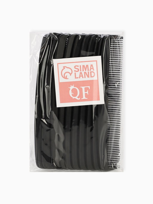 Цена за 12 шт. Расчёска, 14×3(±1) см, чёрная