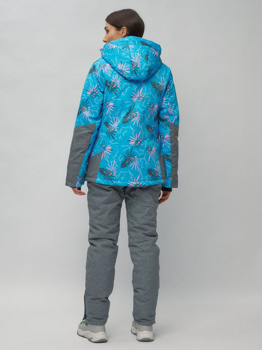 Горнолыжный костюм женский синего цвета 02216S - Chunmai фото 4