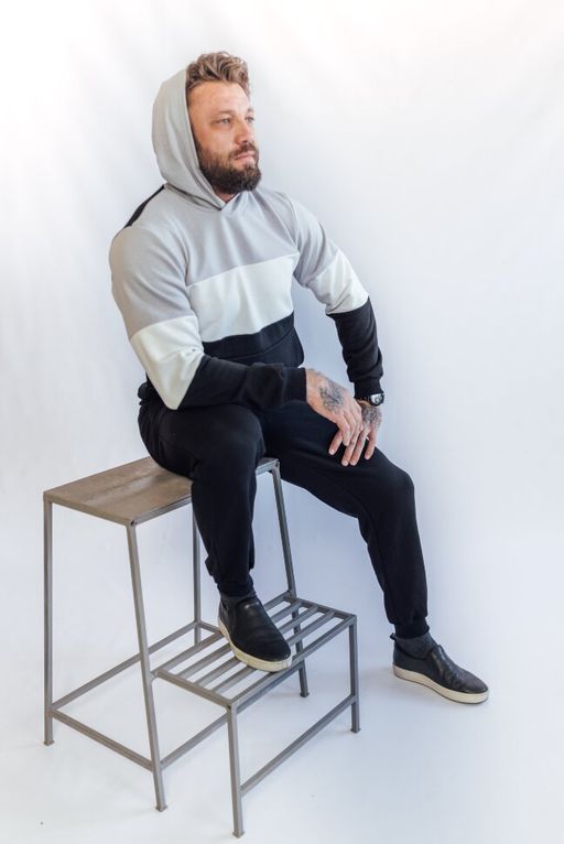 Футер 3х нитка ПЕТЛЯ Мужской костюм ColourBlock