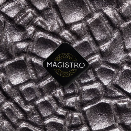 Тарелка стеклянная подстановочная Magistro Кринкл, d=33 см, цвет серый  фото 4
